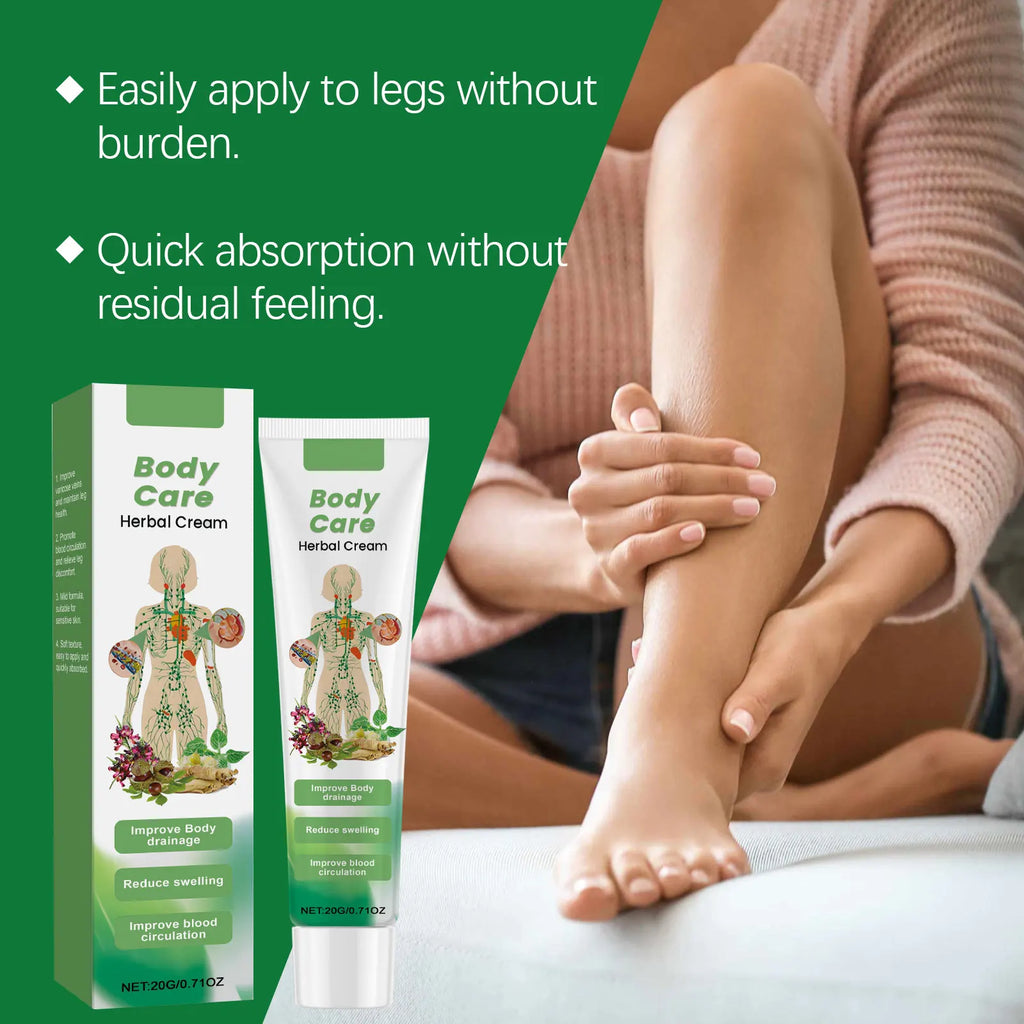 Herbal Leg Care Cream | Moisturizing & Nourishing Body Balm Leg Care Cream QXL
