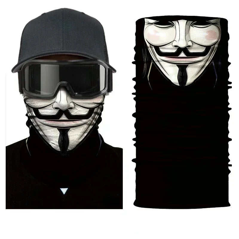 Robot Skull Balaclava Face Mask for Cycling Ski Motorcycle Balaclava Face Mask QXL