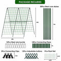 A-Frame Cucumber Trellis | Foldable Vegetable Climbing Support Garden Plant Trellis QXL set
