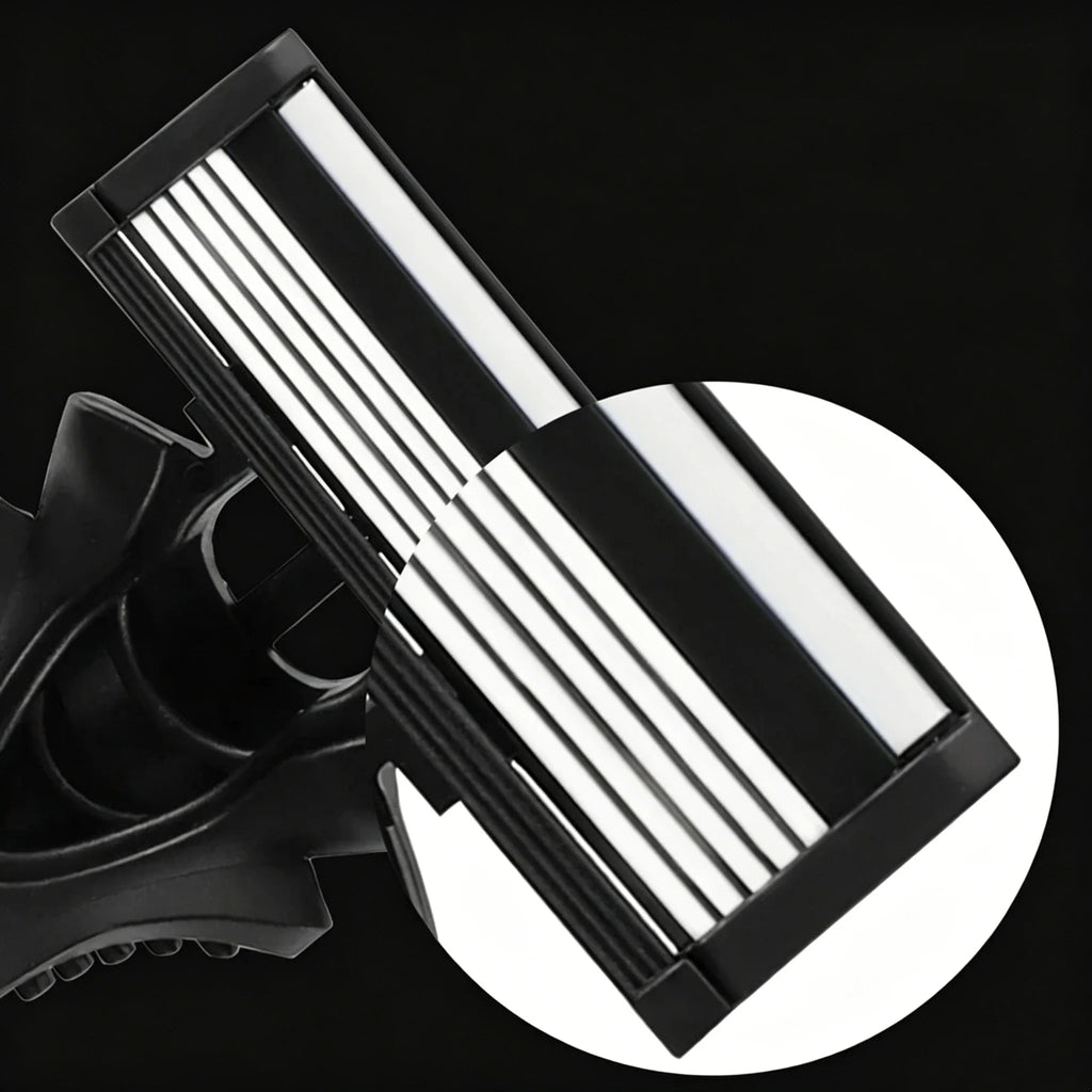Men's 3-Piece Razor Set | 5 Safety & Straight Blades Men's Razor Set QXL