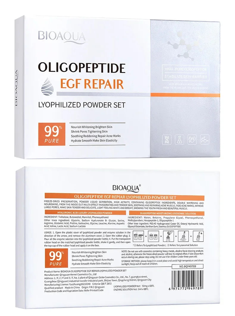 Oligopeptide Freeze-Dried Powder & Hyaluronic Acid Serum Set Hyaluronic Acid Serum Set QXL