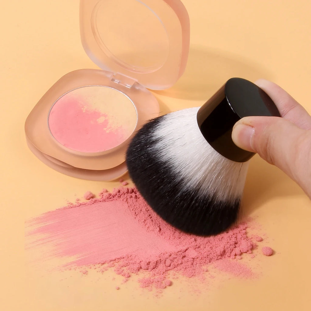 KOSSHOW Mushroom Blush Brush – Fluffy Powder & Contour Makeup Brush QXL