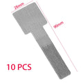 Reusable Self-Adhesive Cable Ties | Adjustable Cord Organizer Cable Tie Organizer QXL Gray 10 pcs