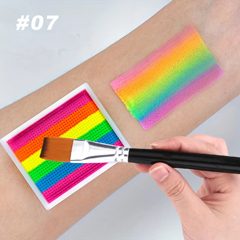 Rainbow Split Cake Face & Body Paint Set | CPNP Certified Face & Body Paint QXL