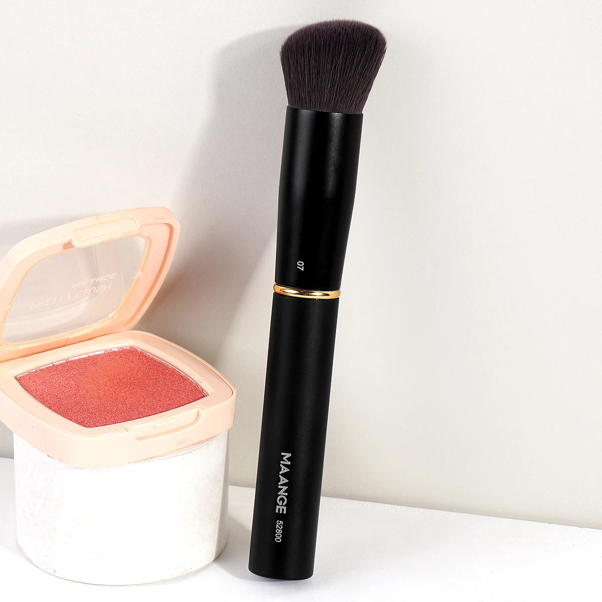 MAANGE Angled Makeup Brush | Synthetic Hair Face Brush Angled Makeup Brush QXL