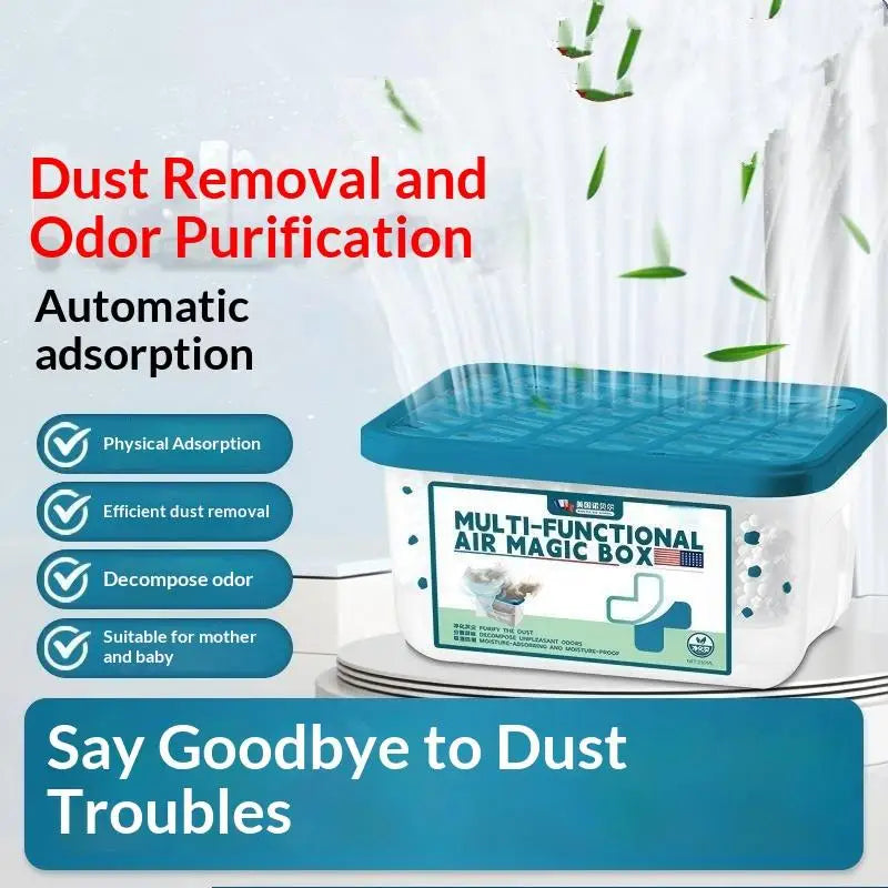 Activated Carbon Dust Box | Moisture Absorber & Odor Eliminator Air Deodorizer Box QXL