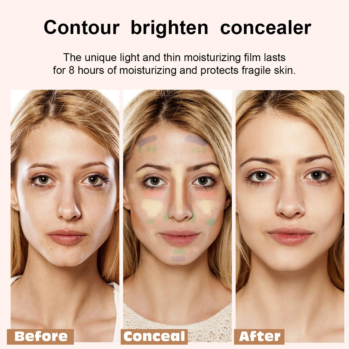 12-Color Waterproof Full Coverage Concealer Palette | Cream Concealer Palette QXL