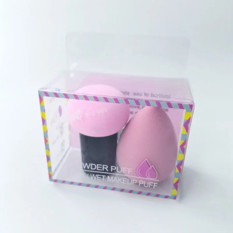 2-Pack Water Drop Makeup Sponge | Foundation Blender Set Makeup Blender Sponge QXL