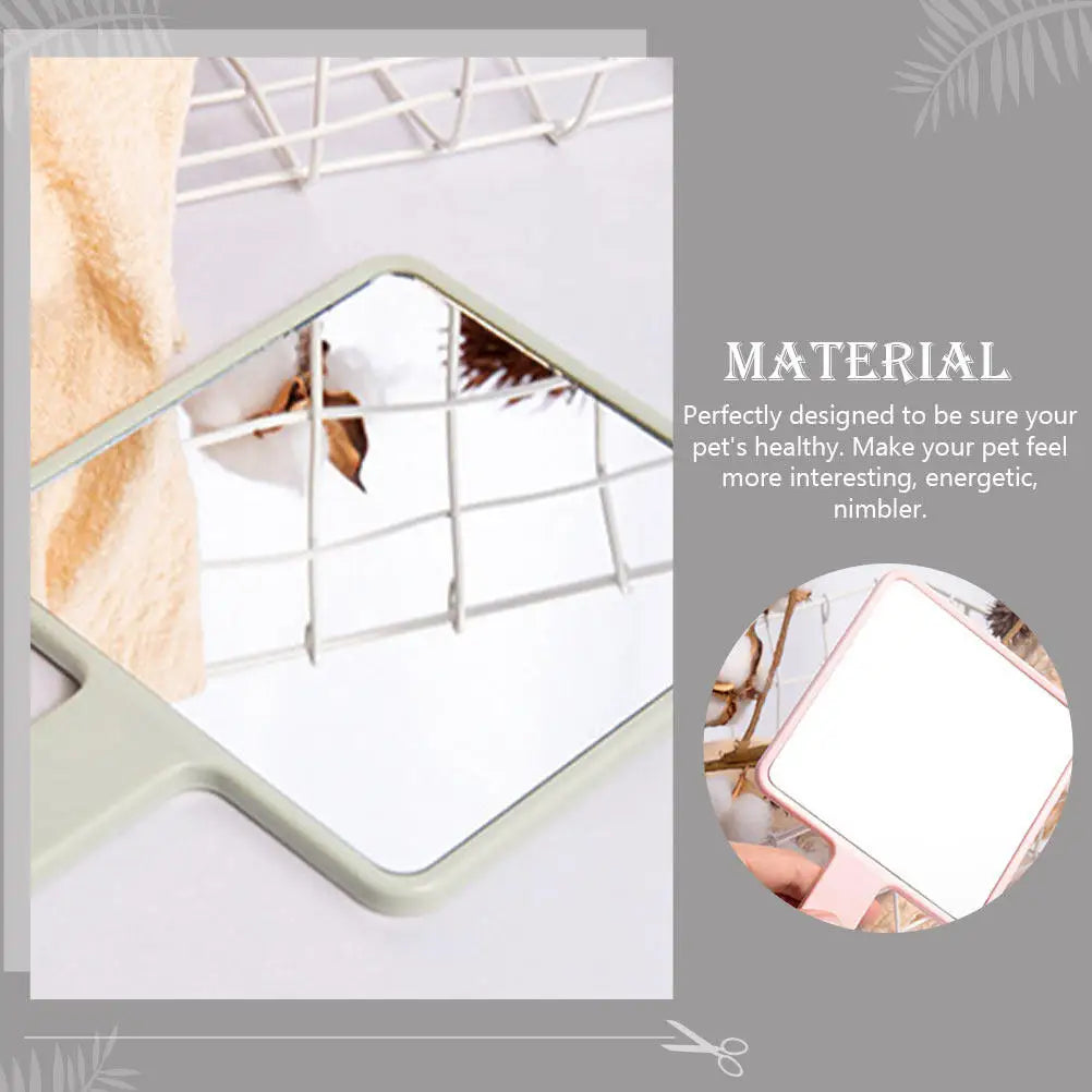 3-Pack Handheld Compact Makeup Mirrors for Travel & Daily Use Handheld Makeup Mirror QXL