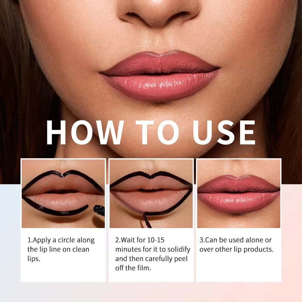 JUJU Dream 2-in-1 Peel-Off Matte Lip Gloss & Liner Matte Lip Tint QXL