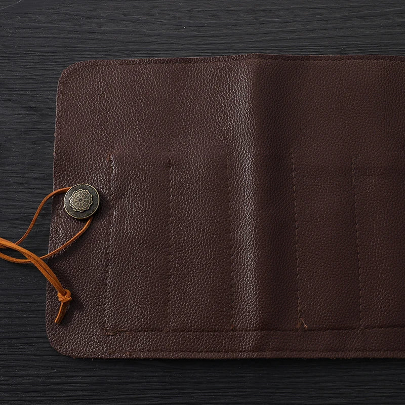 Roll-Up Knife & Tool Organizer Bag | Imitation Leather Tool Roll Bag QXL