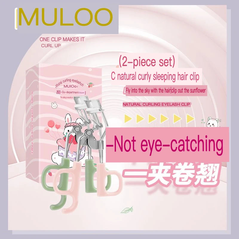 MULOO Wide Angle Portable Eyelash Curler | Metal Makeup Tool Eyelash Curler QXL