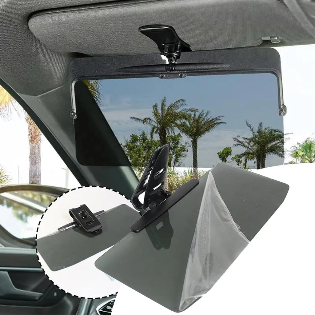 Car Sun Visor Extender | Anti-Glare Acrylic Sunshade Shield Car Sun Visor QXL