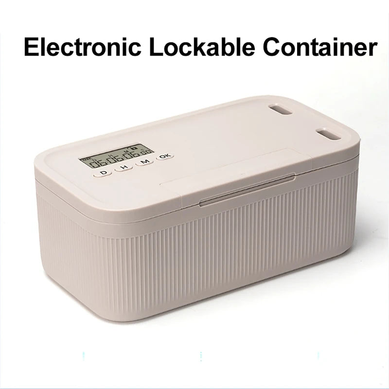 Dreamburgh Timer Lock Box – Electronic Lockable Storage Timer Lock Box QXL