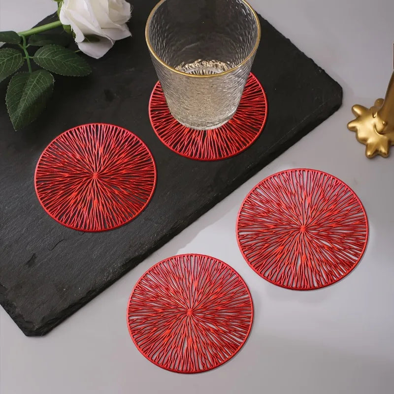 Heat Resistant Explosion Pattern Coasters | Table Mats Decorative Coasters QXL