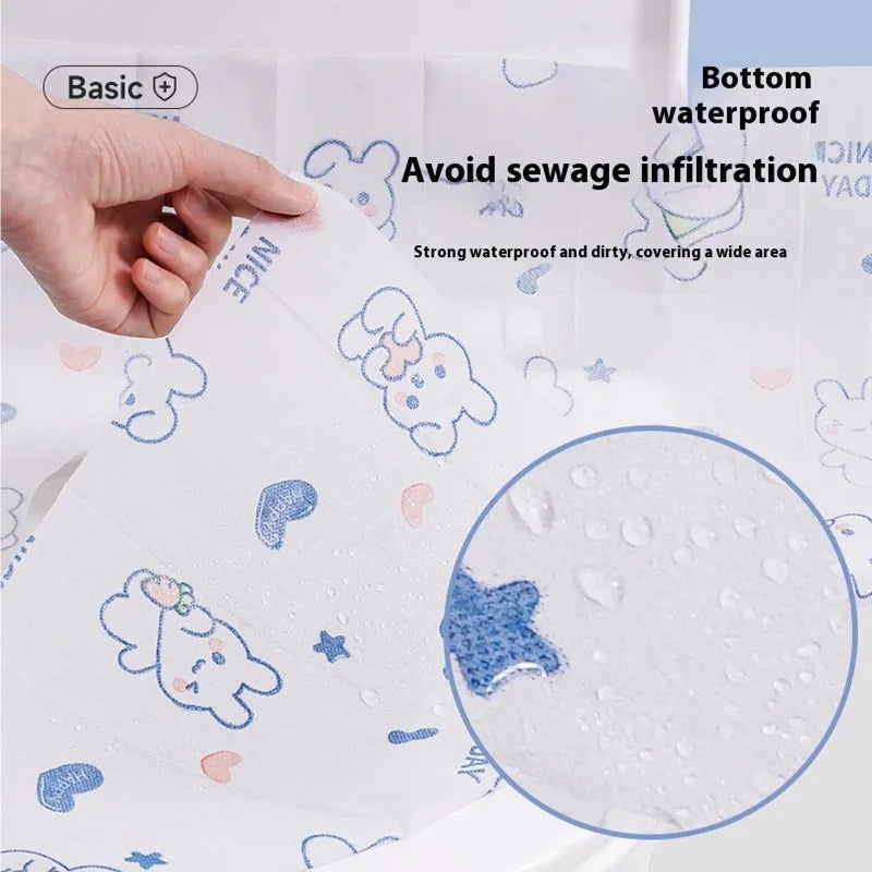 30-Pack Disposable Toilet Seat Covers | Waterproof Travel Toilet Seat Covers QXL