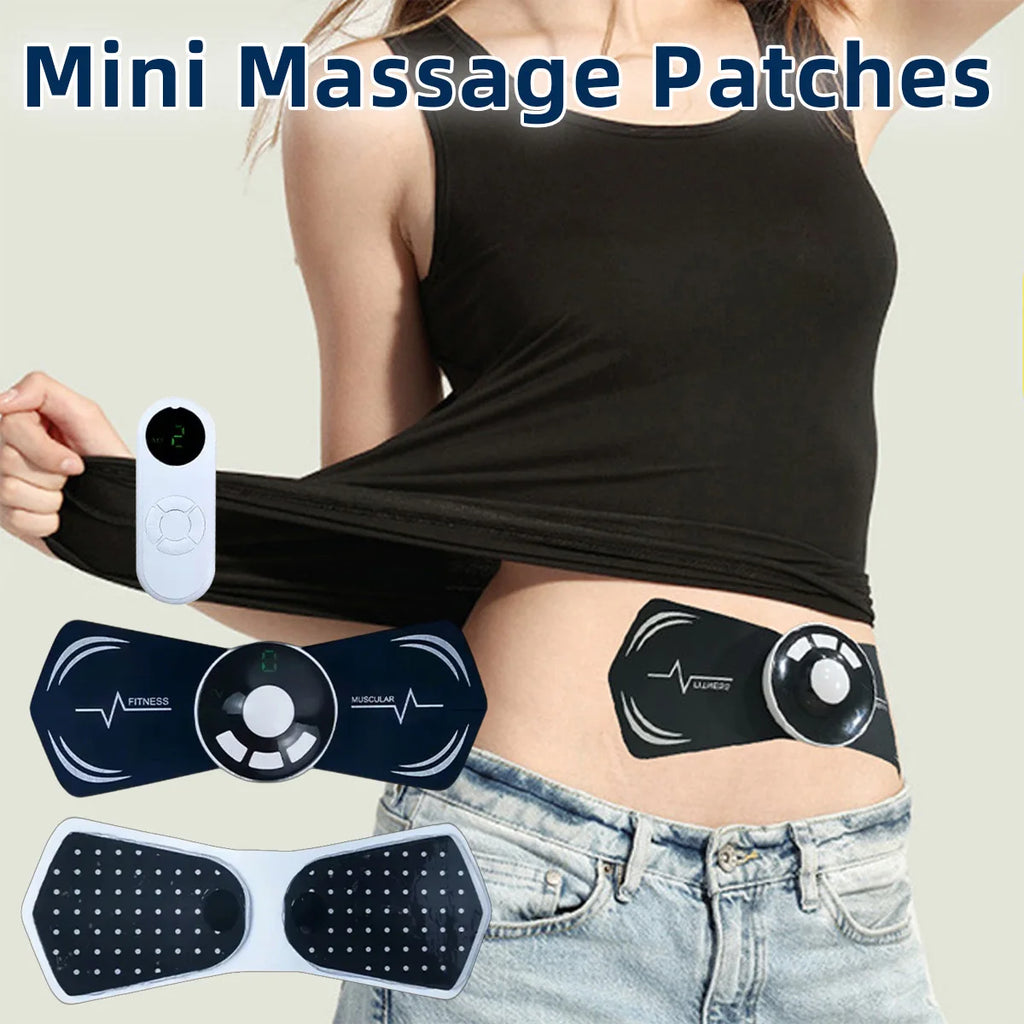 Electronic Pulse Muscle Massager Patch | 8 Modes, USB Electric Pulse Massager QXL