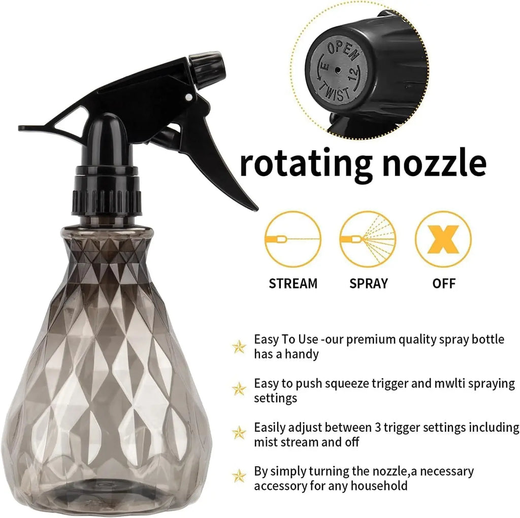 2-Pack 500ml Adjustable Mist & Stream Refillable Spray Bottles Refillable Spray Bottle QXL