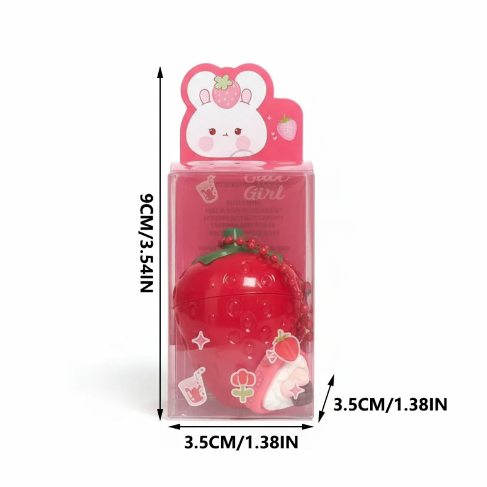 Strawberry Lip Mask Lipstick | Moisturizing Fruity Gloss 4 Colors Lip Mask Lipstick QXL
