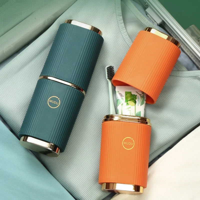 Portable Toothbrush & Toothpaste Storage Cup | Travel Mug Toothbrush Storage Cup QXL