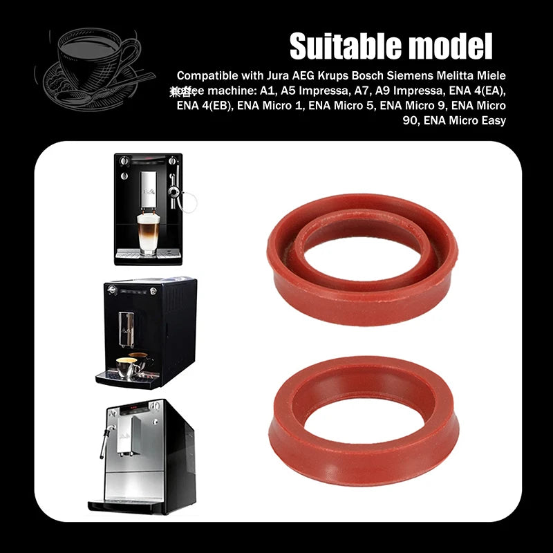 Silicone Coffee Machine Sealing Rings | AEG Bosch Krups Siemens Coffee Machine Parts QXL