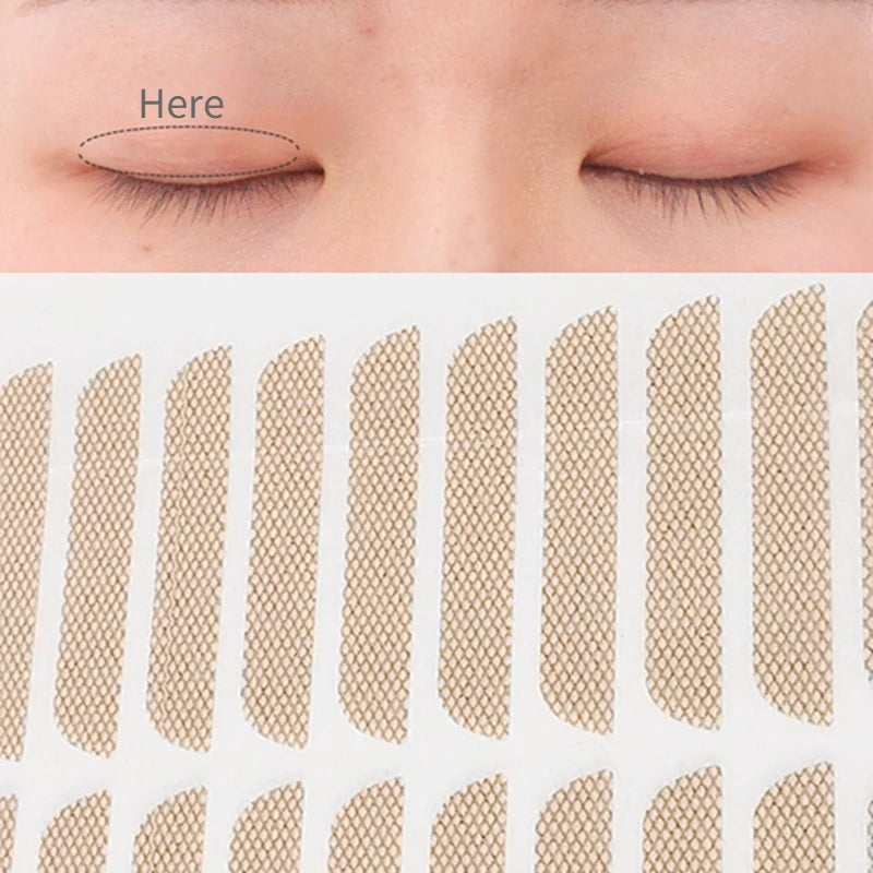 Invisible Double Eyelid Tape – Waterproof Fiber Stickers 60–120 Pairs Eyelid Shaping Tape QXL