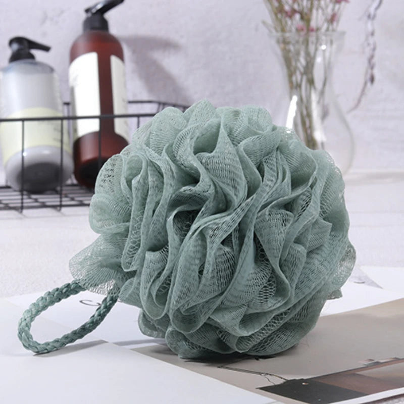 Super Soft Mesh Bath Sponge Ball | Foaming Body Scrubber Bath Sponge Scrubber QXL green 1pc