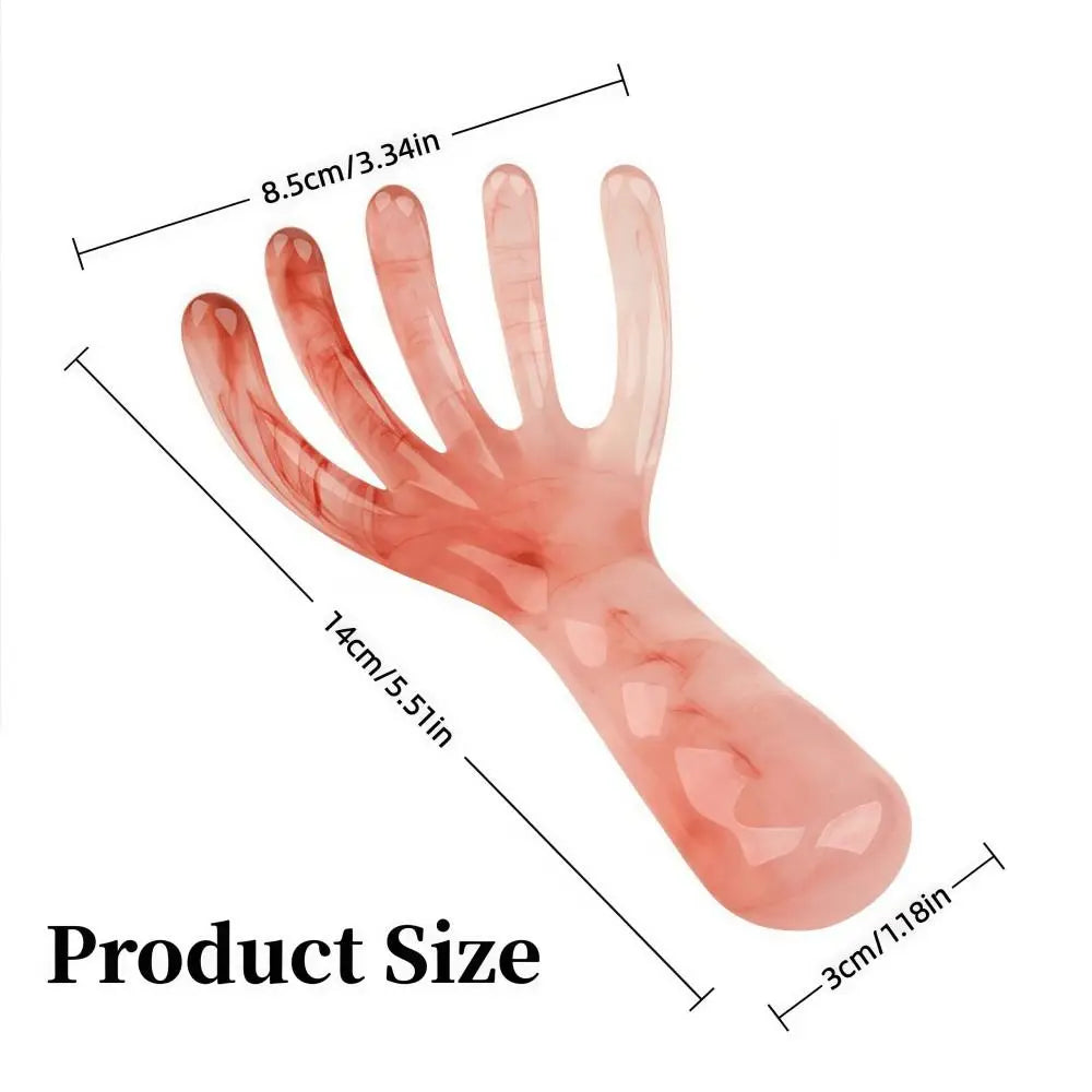 5-Prong Resin Scalp Massage Comb | Anti-Static Wide Tooth Scalp Massage Comb QXL