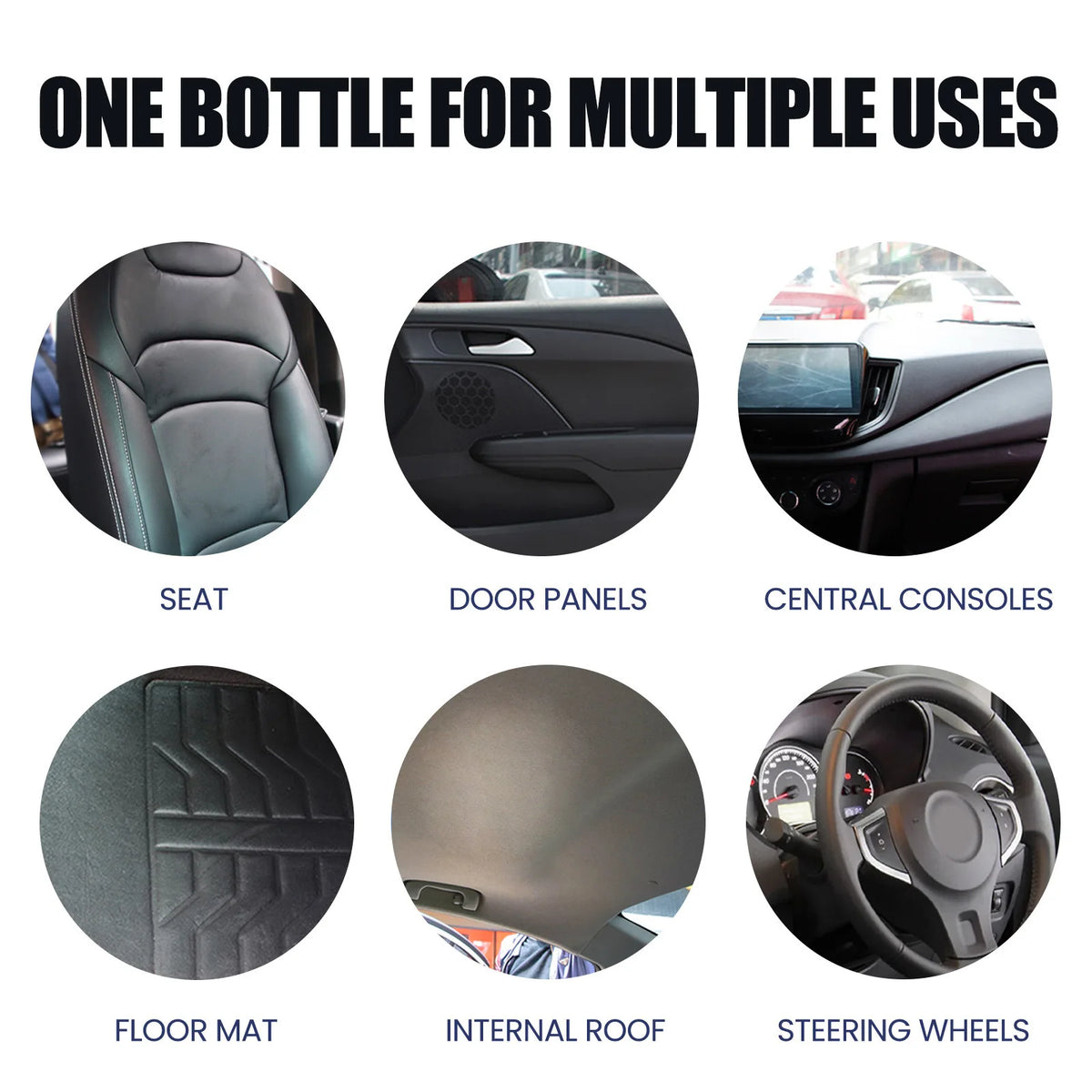 Car Interior Cleaner | Dashboard, Leather & Trim Restorer Car Interior Cleaner QXL
