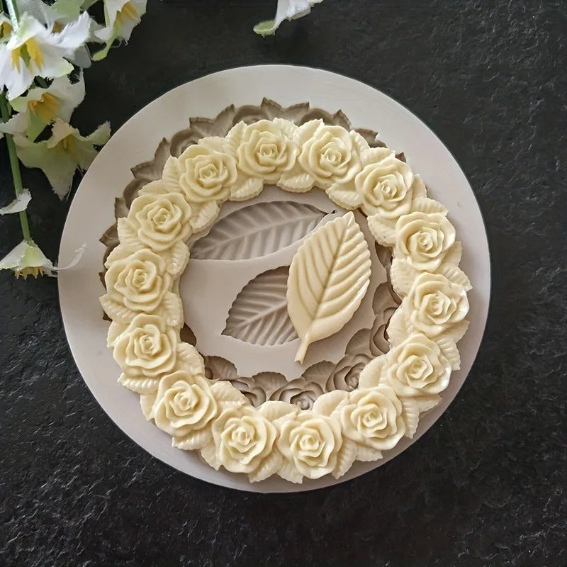 Floral Silicone Mold – Sugarcraft, Resin & Cupcake Decorating Silicone Craft Mold QXL