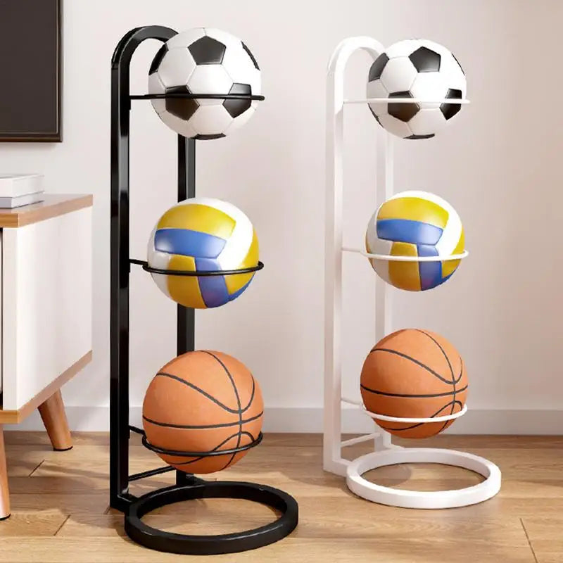 Multi-Layer Cast Iron Ball Storage Rack | Wall-Mount Stand Ball Storage Rack QXL