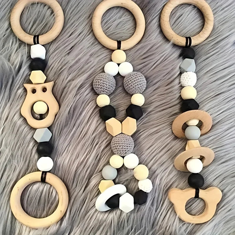Unfinished Wooden Rings Set for DIY Jewelry & Crafts Wood Craft Rings QXL