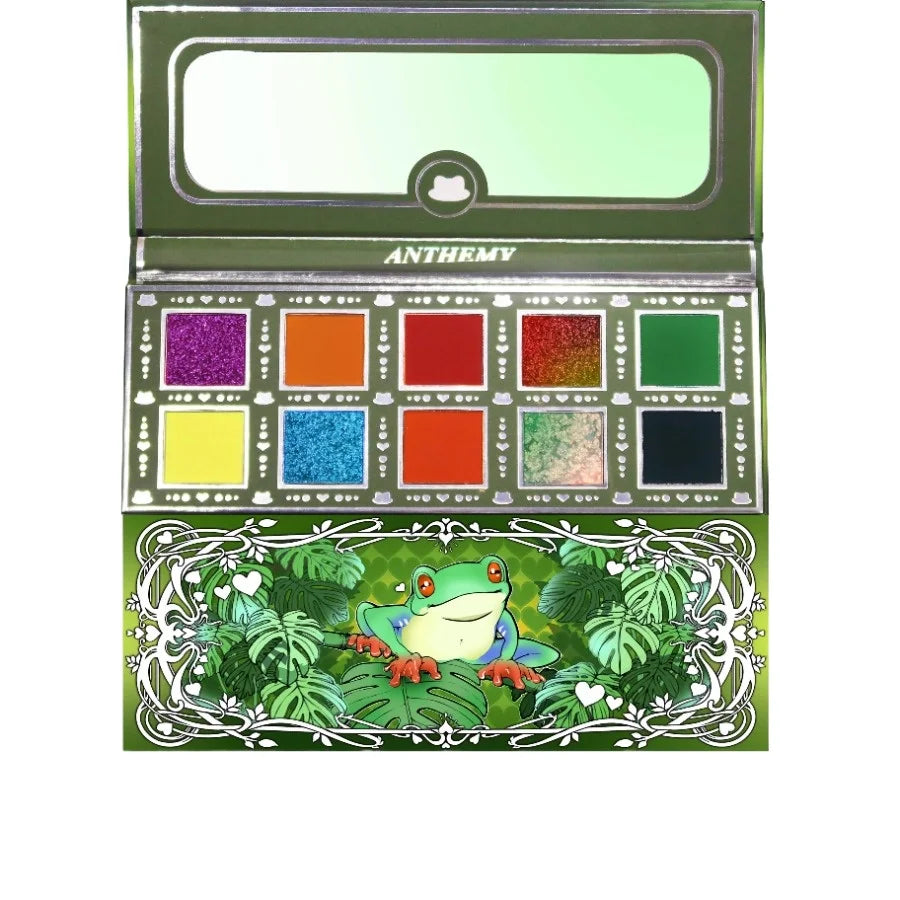 10-Color Waterproof Eyeshadow Palette | High Pigment & Vegan Eyeshadow Palette QXL