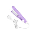 Mini 2-in-1 Hair Straightener & Curler | Portable Bangs Clip Mini Hair Straightener QXL PURPLE
