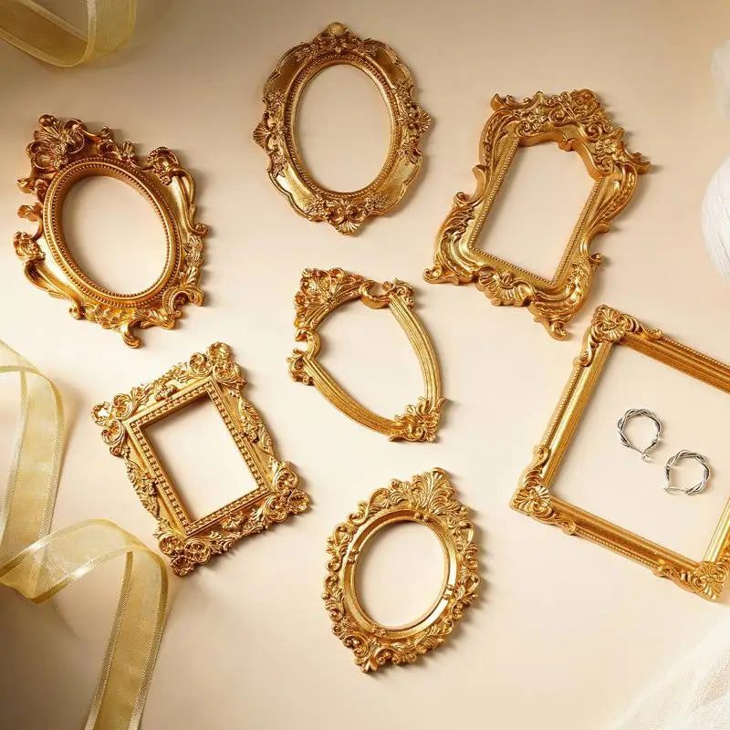 Vintage Gold Shadow Box Frame | 3D DIY Photo Memory Display Shadow Box Frame QXL