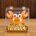 Solar Waving Lucky Crab Ornament – Desk & Car Decor Gift Solar Desk Ornament QXL YELLOW