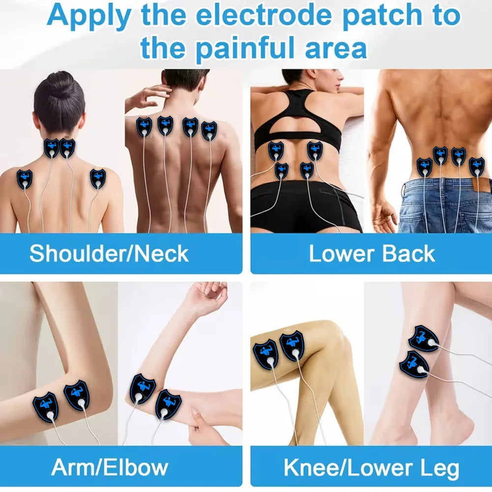 Dual Channel EMS & TENS Muscle Stimulator | Portable Device Muscle Stimulator QXL