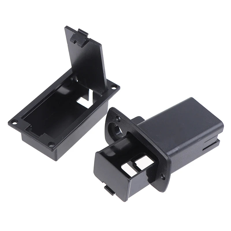 9V Battery Box for Active Guitar & Bass Pickup – PVC Case Guitar Battery Holder QXL