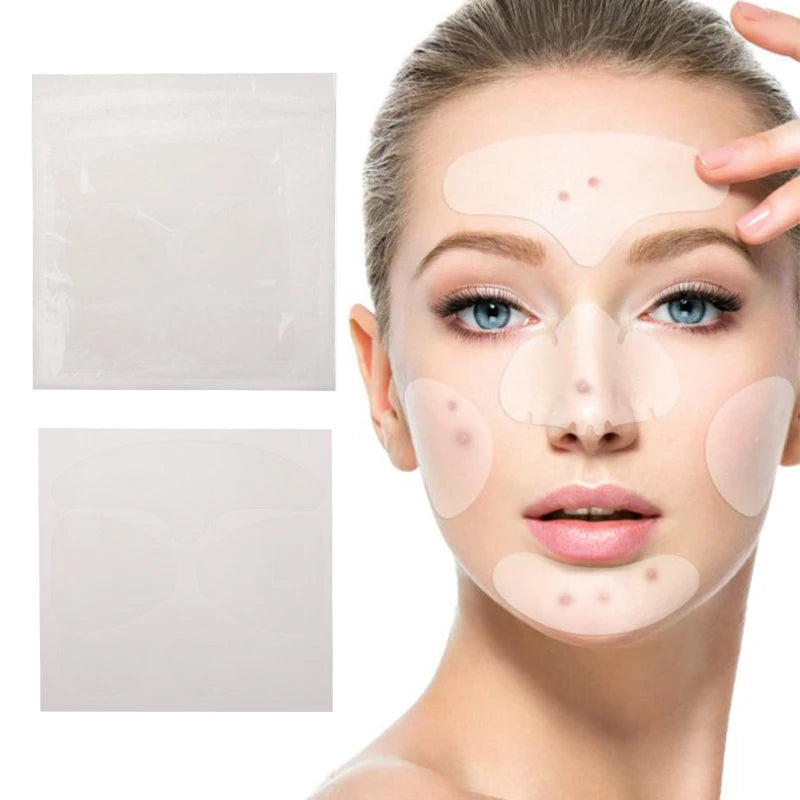 Large Full-Face Hydrocolloid Pimple Patches – 5 Pack Hydrocolloid Pimple Patch QXL