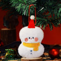 Christmas Plush Keychain Kawaii Stuffed Doll Bag Charm Pendant Plush Keychain Charm QXL A5