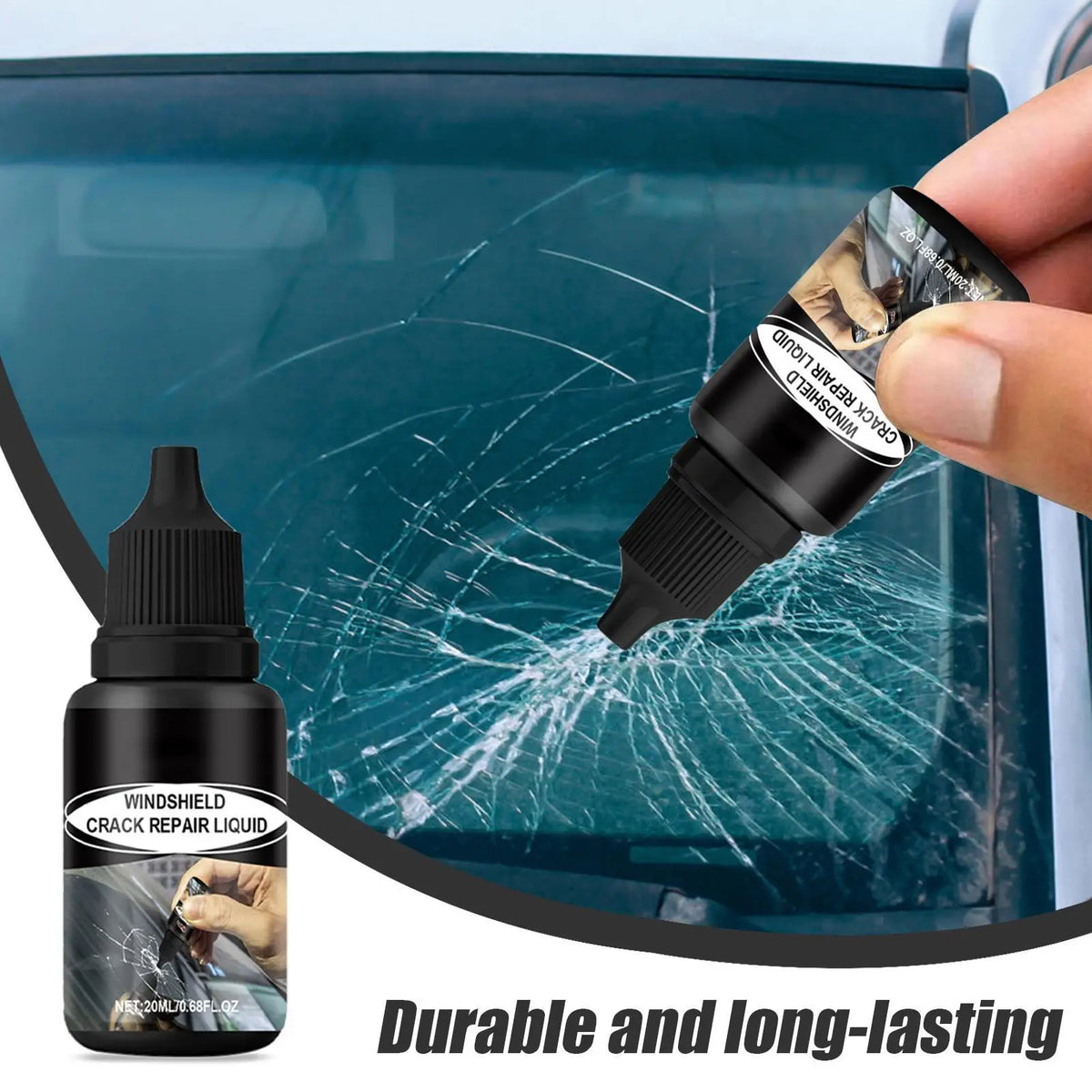 Nano Windshield Repair Kit | Car Glass Scratch & Crack Fix Windshield Repair Kit QXL