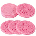 10-Pack Natural Wood Pulp Compressed Face Cleansing Sponges Face Cleansing Sponge QXL 10 PCS