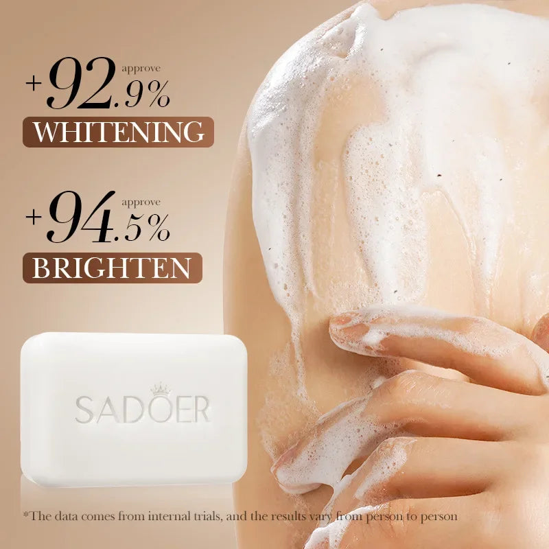 SADOER Niacinamide Arbutin Brightening Facial Soap Cleanser Facial Cleansing Soap QXL
