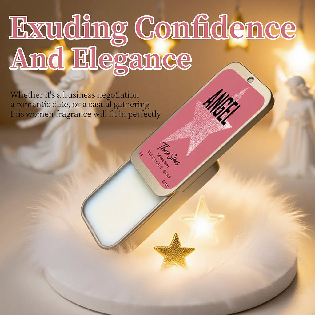 Solid Perfume Balm Men & Women | Long-Lasting Floral Scent Solid Perfume Balm QXL