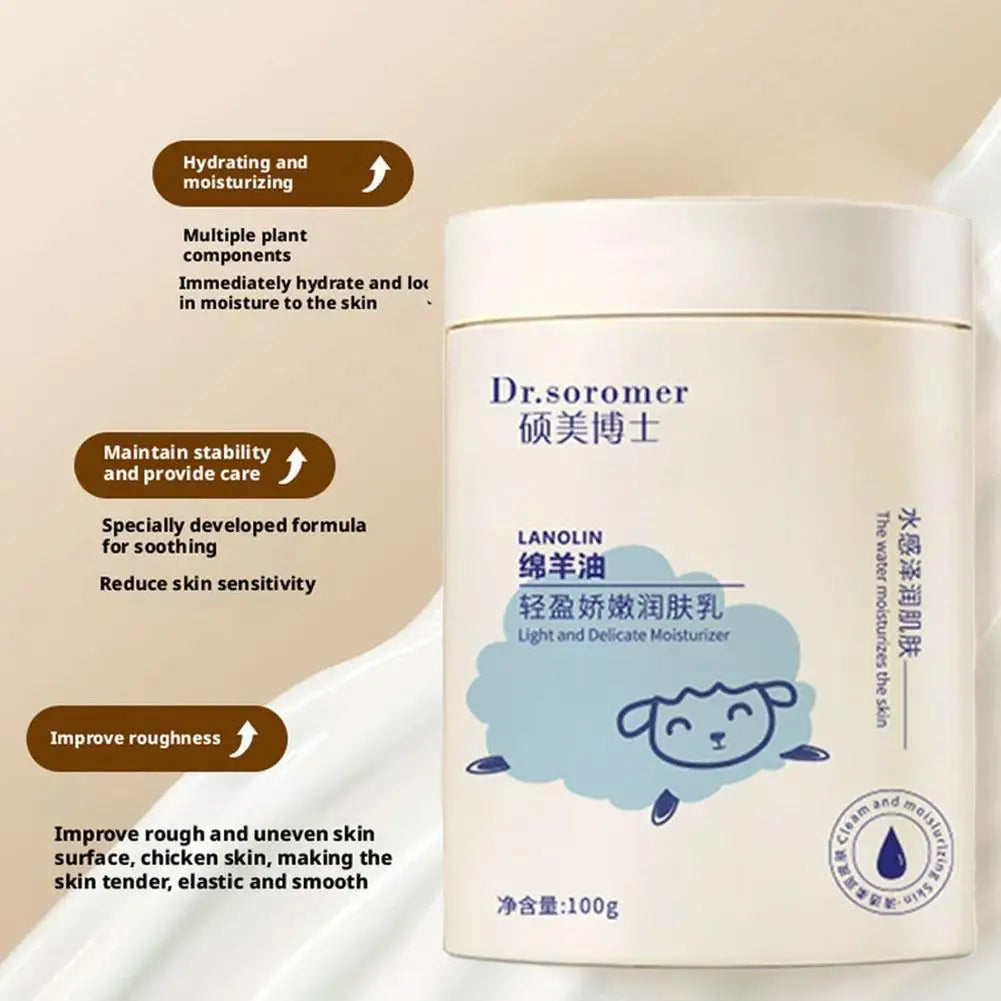 2-Pack Lanolin Moisturizing Body Cream | Deep Hydration Body Moisturizer Cream QXL