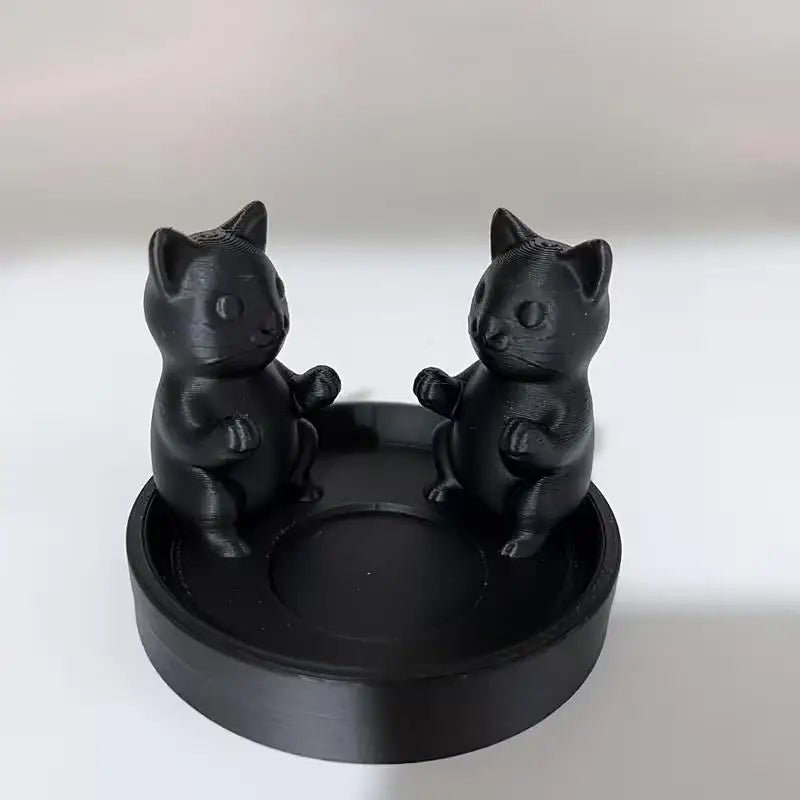 Cat-Shaped Candle Holder | Kitty Home & Desk Decor Candle Holder QXL