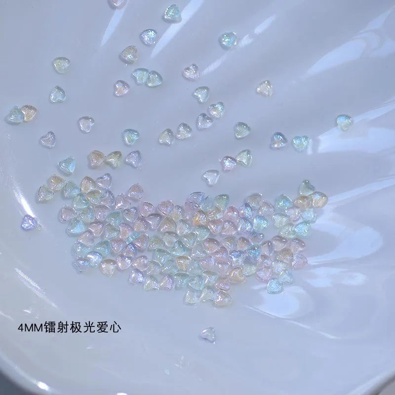 30-Pc Kawaii Heart 3D Resin Nail Art Rhinestone Charms | NAILFYOU Nail Art Charms QXL