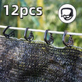 12-Pack Heavy Duty Shade Cloth Clips | Garden & Greenhouse Shade Net Clips QXL 12pcs