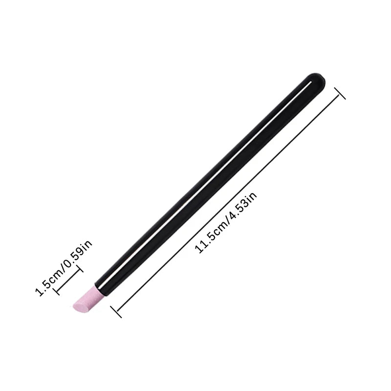 Quartz Cuticle Remover Pen | Nail Art Grinding & Polishing Stick Cuticle Remover Pen QXL