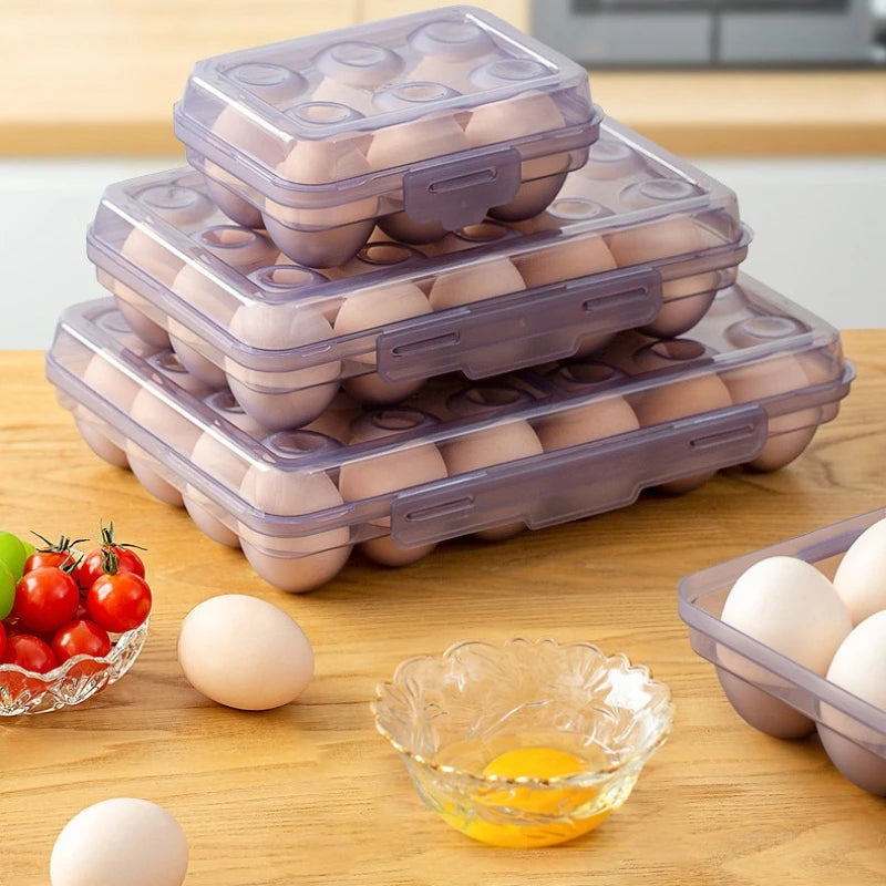 6/15/24 Grid Stackable Egg Storage Box | Anti-Collision PP Egg Storage Box QXL
